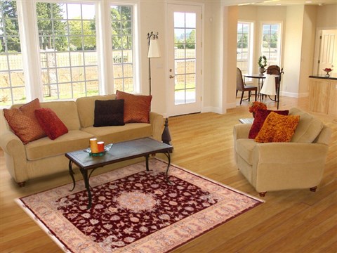 Tabriz Red Hand Knotted 411 X 611 Area Rug 400-16932 Image 5