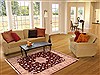 Tabriz Red Hand Knotted 411 X 611 Area Rug 400-16932 Thumb 5