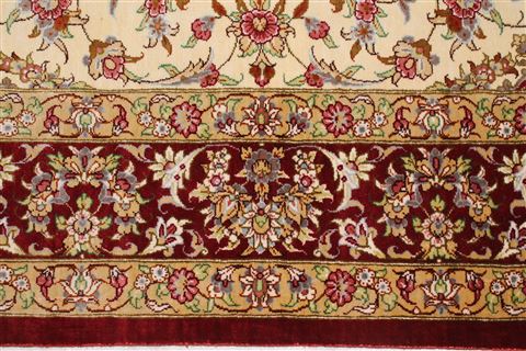 Qum Yellow Hand Knotted 34 X 51 Area Rug 400-16933 Image 12