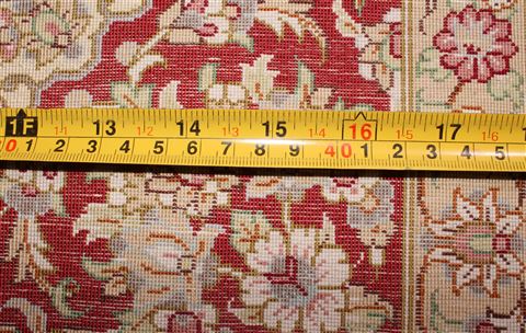 Qum Yellow Hand Knotted 34 X 51 Area Rug 400-16933 Image 1