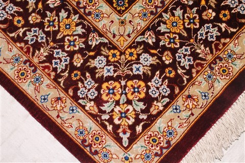 Qum Blue Hand Knotted 34 X 411 Area Rug 400-16934 Image 8
