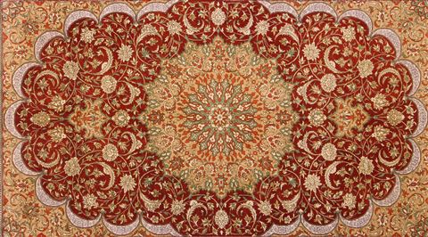 Qum Beige Hand Knotted 33 X 50 Area Rug 400-16935 Image 11