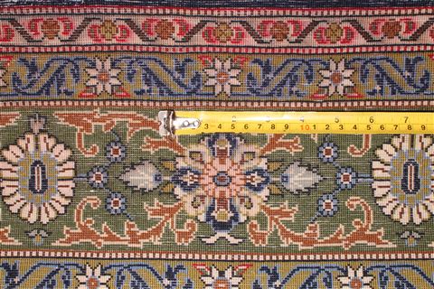 Qum Red Hand Knotted 46 X 69 Area Rug 400-16938 Image 10