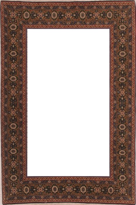 Qum Red Hand Knotted 46 X 69 Area Rug 400-16938 Image 3