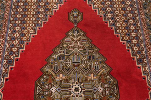 Qum Red Hand Knotted 46 X 69 Area Rug 400-16938 Image 8