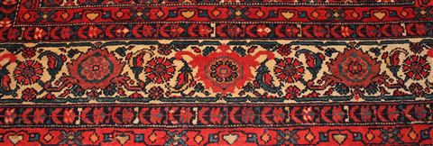Malayer Red Hand Knotted 59 X 112 Area Rug 400-16939 Image 3