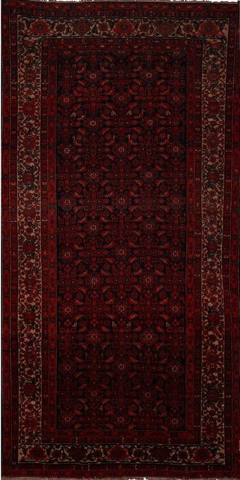Malayer Red Hand Knotted 59 X 112 Area Rug 400-16939 Image 0
