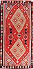 Kilim Red Hand Knotted 56 X 118  Area Rug 400-16952 Thumb 0