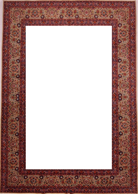 Kashan White Hand Knotted 90 X 1211 Area Rug 400-16954 Image 29