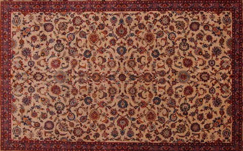 Kashan White Hand Knotted 90 X 1211 Area Rug 400-16954 Image 31
