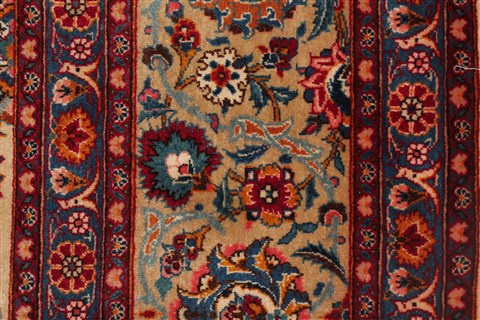 Kashan White Hand Knotted 90 X 1211 Area Rug 400-16954 Image 34