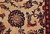 Kashan White Hand Knotted 90 X 1211  Area Rug 400-16954 Thumb 11