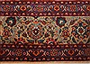 Kashan White Hand Knotted 90 X 1211  Area Rug 400-16954 Thumb 6