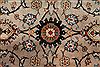 Kashan Beige Hand Knotted 89 X 125 Area Rug 400-16955 Thumb 14