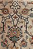 Kashan Beige Hand Knotted 89 X 125  Area Rug 400-16955 Thumb 19