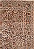 Kashan Beige Hand Knotted 89 X 125  Area Rug 400-16955 Thumb 5