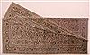 Kashan Beige Hand Knotted 89 X 125 Area Rug 400-16955 Thumb 7
