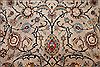 Kashan Beige Hand Knotted 89 X 125  Area Rug 400-16955 Thumb 11