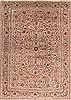Kashan Beige Hand Knotted 89 X 125  Area Rug 400-16955 Thumb 0