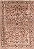 Kashan Beige Hand Knotted 89 X 125 Area Rug 400-16955 Thumb 0