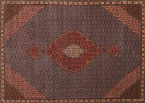 Tabriz Purple Hand Knotted 98 X 126 Area Rug 400-16957 Image 4