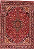 Mashad Red Hand Knotted 98 X 132  Area Rug 400-16958 Thumb 0