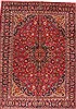 Mashad Red Hand Knotted 98 X 132 Area Rug 400-16958 Thumb 0