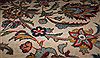 Kashan White Hand Knotted 92 X 136 Area Rug 400-16959 Thumb 12