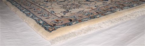 Nain White Hand Knotted 97 X 1211 Area Rug 400-16960 Image 4