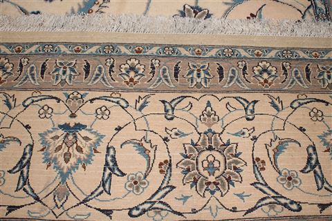 Nain White Hand Knotted 97 X 1211 Area Rug 400-16960 Image 6