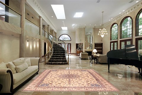 Nain White Hand Knotted 97 X 1211 Area Rug 400-16960 Image 1