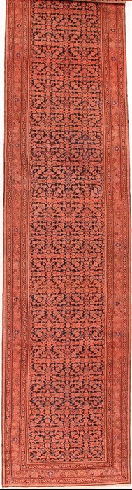 Malayer Red Runner Hand Knotted 36 X 166  Area Rug 400-16961 Image 0