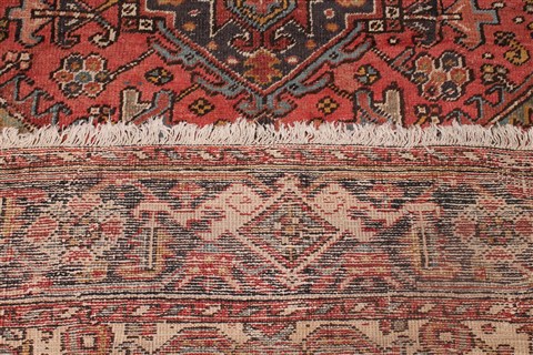 Heriz Red Hand Knotted 99 X 128 Area Rug 400-16963 Image 18