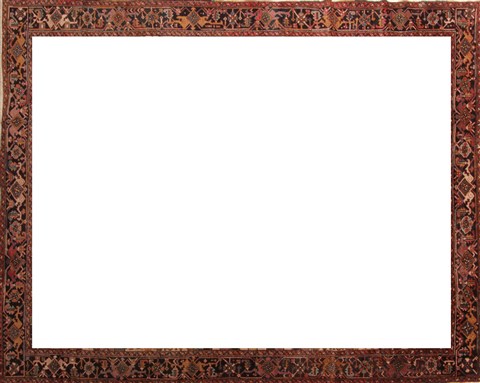 Heriz Red Hand Knotted 99 X 128 Area Rug 400-16963 Image 4