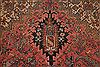 Heriz Red Hand Knotted 99 X 128 Area Rug 400-16963 Thumb 16