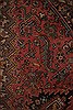 Heriz Red Hand Knotted 99 X 128  Area Rug 400-16963 Thumb 12