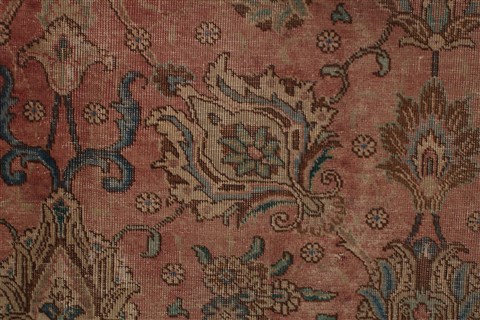 Tabriz Purple Square Hand Knotted 99 X 110 Area Rug 400-16968 Image 19