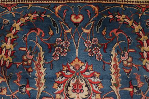 Sarouk Blue Hand Knotted 76 X 125 Area Rug 400-16970 Image 10