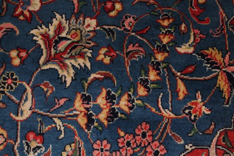 Sarouk Blue Hand Knotted 76 X 125 Area Rug 400-16970 Image 16