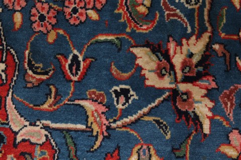 Sarouk Blue Hand Knotted 76 X 125 Area Rug 400-16970 Image 22
