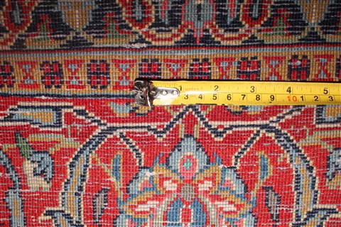 Sarouk Blue Hand Knotted 76 X 125 Area Rug 400-16970 Image 26