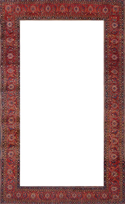 Sarouk Blue Hand Knotted 76 X 125 Area Rug 400-16970 Image 2
