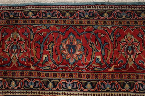 Sarouk Blue Hand Knotted 76 X 125 Area Rug 400-16970 Image 8