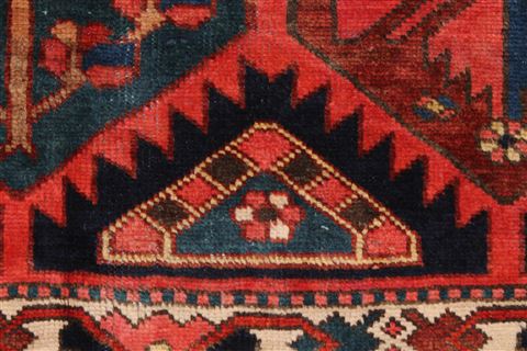 Bakhtiar Red Hand Knotted 50 X 73 Area Rug 400-16976 Image 17