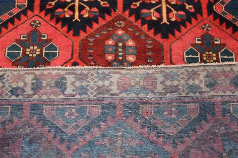 Bakhtiar Red Hand Knotted 50 X 73 Area Rug 400-16976 Image 22