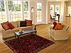 Bakhtiar Red Hand Knotted 50 X 73 Area Rug 400-16976 Thumb 2