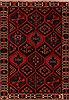 Bakhtiar Red Hand Knotted 50 X 73 Area Rug 400-16976 Thumb 0