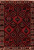 Bakhtiar Red Hand Knotted 50 X 73  Area Rug 400-16976 Thumb 0