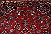Kashan Red Hand Knotted 100 X 139  Area Rug 400-16982 Thumb 5