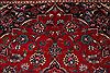 Kashan Red Hand Knotted 100 X 139 Area Rug 400-16982 Thumb 5